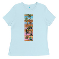 Dinosaurs Pen Wrap Ladies Tee | Teevron