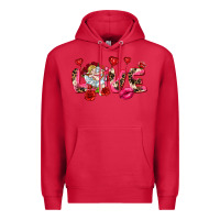 Cardinal Love Valentine's Day Premium Hoodie - HowdyJamesFarm