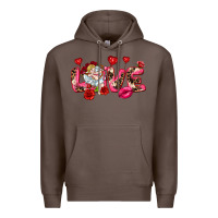 Coffee Love Valentine's Day Premium Hoodie - HowdyJamesFarm