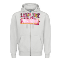 Dove Grey Personalized i wear pink for my Zipper Hoodie - texasbilliewilder