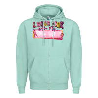 Seafoam Personalized i wear pink for my Zipper Hoodie - texasbilliewilder