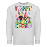 Dove Grey Happy Easter gnomies Easter Day Premium Sweatshirt - CowGirlArtShop
