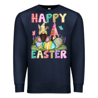Navy Happy Easter gnomies Easter Day Premium Sweatshirt - CowGirlArtShop