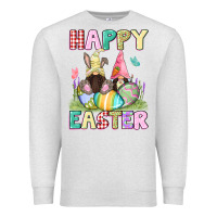 Oatmeal Heather Happy Easter gnomies Easter Day Premium Sweatshirt - CowGirlArtShop
