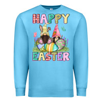 Ocean Blue Happy Easter gnomies Easter Day Premium Sweatshirt - CowGirlArtShop