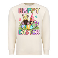 Sandshell Happy Easter gnomies Easter Day Premium Sweatshirt - CowGirlArtShop