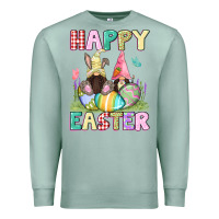 Seafoam Happy Easter gnomies Easter Day Premium Sweatshirt - CowGirlArtShop