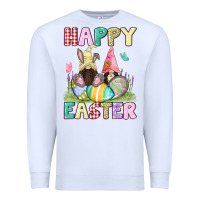 White Happy Easter gnomies Easter Day Premium Sweatshirt - CowGirlArtShop