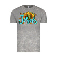 Cloud Rock jesus sunflower Vintage Tee - JahusDesignShop