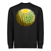 Black Golden Barrel Cactus Heavyweight Sweatshirt - LillyAllenDesigns