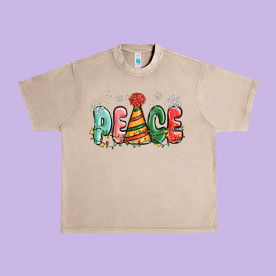 Peace Urban Heavy Tee Designed By Maliassmallbusiness