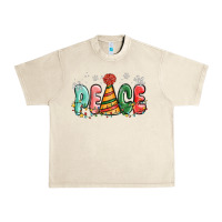 Sandshell peace Urban Heavy Tee - MaliasSmallBusiness