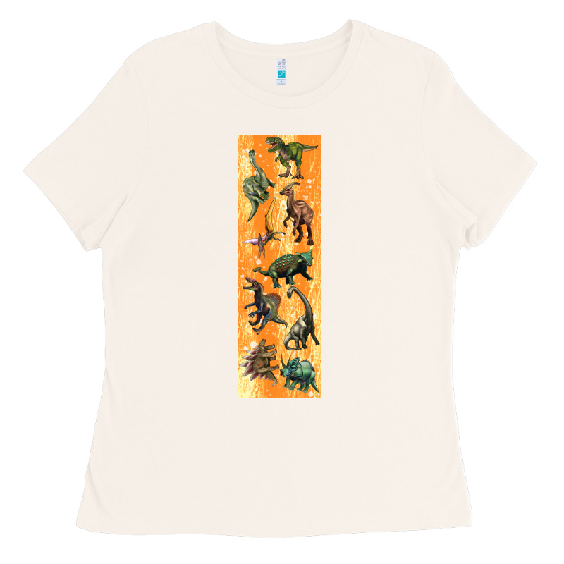 Dinosaurs Pen Wrap Ladies Tee by Artiststas | Teevron