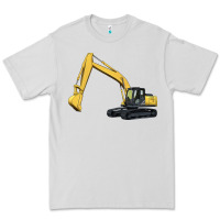 Dove Grey excavator Premium Tee - Artiststas
