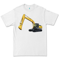 White excavator Premium Tee - Artiststas