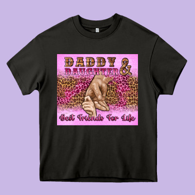Daddy And Daughter Best Friends For Life Heavy Core Tee Designed By Artiststas