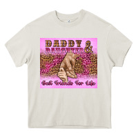 Cream daddy and daughter best friends for life Heavy Core Tee - Artiststas