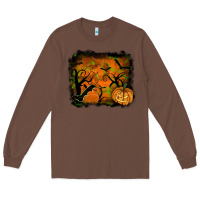 Chestnut Halloween Background Long Sleeve Tee - RanaPortraitStore