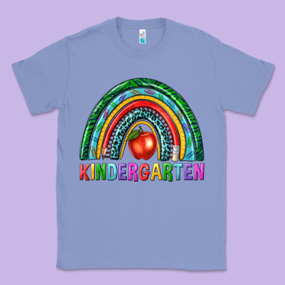 Rainbow Kindergarten Classic Tee Designed By Nancycooperartshop