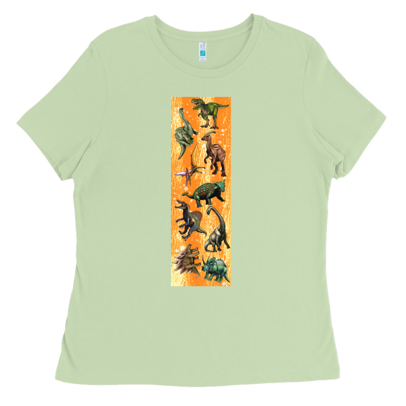 Dinosaurs Pen Wrap Ladies Tee by Artiststas | Teevron