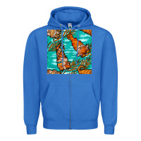 True Royal Fall gnomes Zipper Hoodie - NancyCooperArtShop