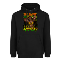 Black Black history afro woman Heavyweight Hoodie - HowdyJamesFarm