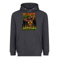 Smoke Black history afro woman Heavyweight Hoodie - HowdyJamesFarm