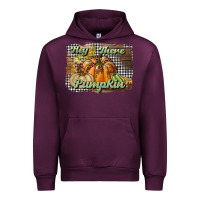 Mauve Wine hey there pumpkin Urban Hoodie - BundleAndBundleShop