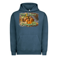 Pigment Midnight Navy hey there pumpkin Urban Hoodie - BundleAndBundleShop