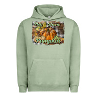 Pigment Oil Green hey there pumpkin Urban Hoodie - BundleAndBundleShop