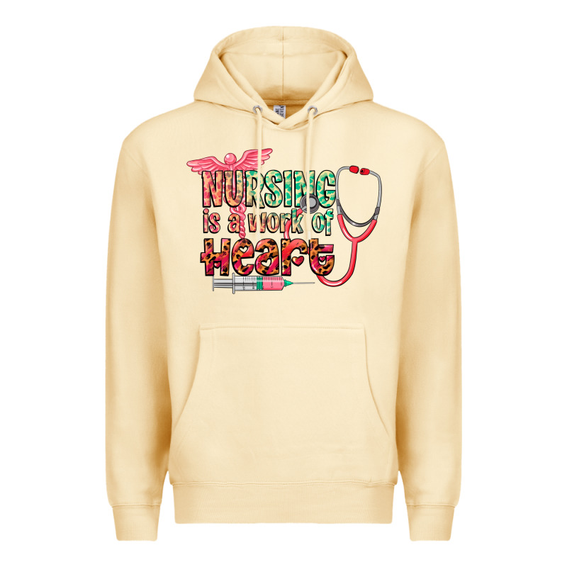 Cowgirl Nursing Is A Work Of Heart Premium Hoodie by CowGirlArtShop | Teevron