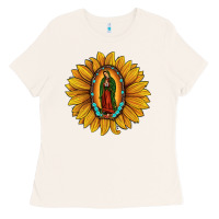 Bone our lady of guadalupe sunflower Ladies Tee - JahusDesignShop
