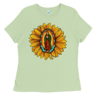 Matcha our lady of guadalupe sunflower Ladies Tee - JahusDesignShop