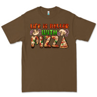 Cacao life is better with pizza Premium Tee - AdoDesignShop