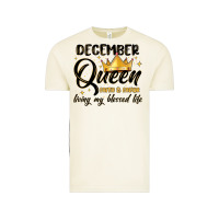 Vintage Arctic december queen faith and favor living my blessed l Vintage Tee - MaliasSmallBusiness