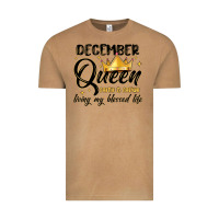 Vintage Camel december queen faith and favor living my blessed l Vintage Tee - MaliasSmallBusiness