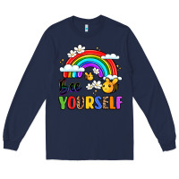Navy bee yourself Long Sleeve Tee - LillyAllenDesigns