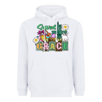 White Saved by his grace Easter Heavyweight Hoodie - CowGirlArtShop