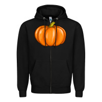 Black pumpkin Zipper Hoodie - texasbilliewilder
