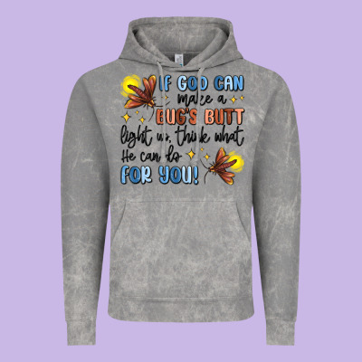 If God Can Make A Bugs Butt Light Up Vintage Hoodie Designed By Maliassmallbusiness