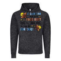 Vintage Black if god can make a bugs butt light up Vintage Hoodie - MaliasSmallBusiness