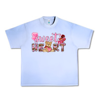 Grape Ice sweetheart with bear Urban Heavy Tee - NancyCooperArtShop