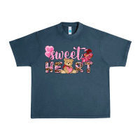 Sweetheart With Bear Urban Heavy Tee | Teevron