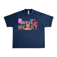 Navy sweetheart with bear Urban Heavy Tee - NancyCooperArtShop