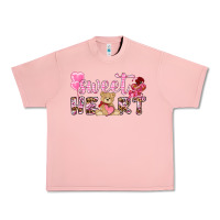Salmon sweetheart with bear Urban Heavy Tee - NancyCooperArtShop