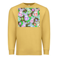 Antique Gold Easter bunny and egg Premium Sweatshirt - CowGirlArtShop
