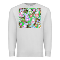 Dove Grey Easter bunny and egg Premium Sweatshirt - CowGirlArtShop