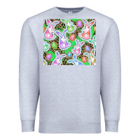 Heather Grey Easter bunny and egg Premium Sweatshirt - CowGirlArtShop