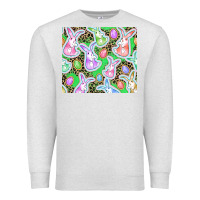 Oatmeal Heather Easter bunny and egg Premium Sweatshirt - CowGirlArtShop