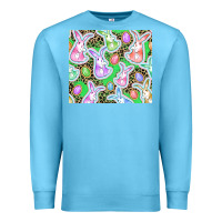 Ocean Blue Easter bunny and egg Premium Sweatshirt - CowGirlArtShop